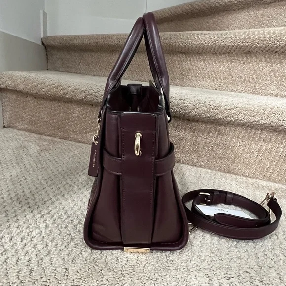 Like New Coach Swagger 27 Quilted Patchwork Exotic Leather Bag - Picture 5 of 11